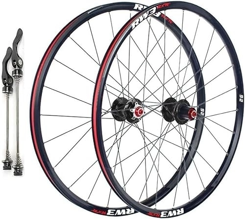 Ruote per Mountain Bike : Mountain Bike Wheel Set 26 / 27.5 / 29 "quick Release Wheel Rims, Suitable For 7 / 18 / 9 / 10 / 10 / 11 Speeds (Color : Black, Size : 29 inch)