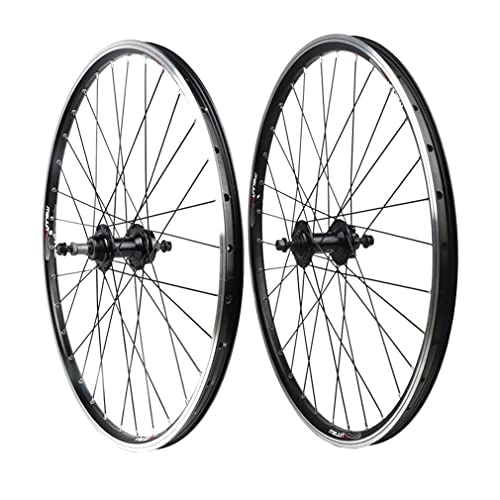 Ruote per Mountain Bike : Mountain Bike Wheelset 20 / 26" Cerchio per Bicicletta MTB V / Ruote Freno a Disco 32H Mozzo Albero Solido imbullonato per Volano Rotante 7 / 8 / 9 / 10 velocità 2141g (Size : 26in, Type : V / Disc Brake)