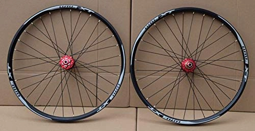 Ruote per Mountain Bike : Mountain Bike Wheelset, 26 27.5 29 in Mountain Bike Wheel Doppio Strato Alloy Rim Cuscinetto Sigillato 7-11 velocità Cassetta Hub Freno A Disco(Size:26, Color:B)