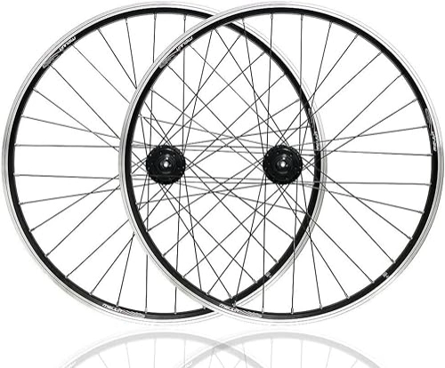 Ruote per Mountain Bike : Mountain Bike Wheelset 26 Inch Disc / V Brake Quick Release Wheel Rim 32H Hub For 7 / 8 / 9 / 10 Speed