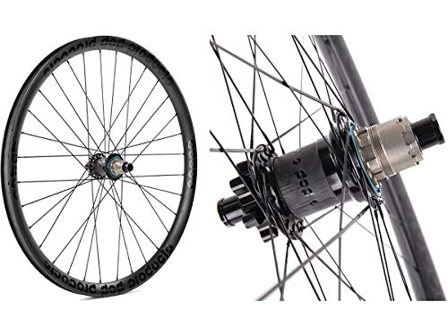 Ruote per Mountain Bike : POP-Products Ruota posteriore per mountain bike in carbonio AM Disc 27, 5" (32 fori) / / CX Ray, nero, colore: nero