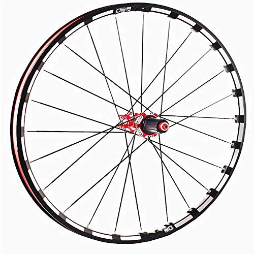 Ruote per Mountain Bike : Ruota bici da mountain bike in fibra di carbonio Set 5 Palin 26 / 27.5 / 29 pollici Quick Release Barrel Shaft 120 Ring Strumento per l'assemblaggio di parti di biciclett ( Dimensione : 26" )