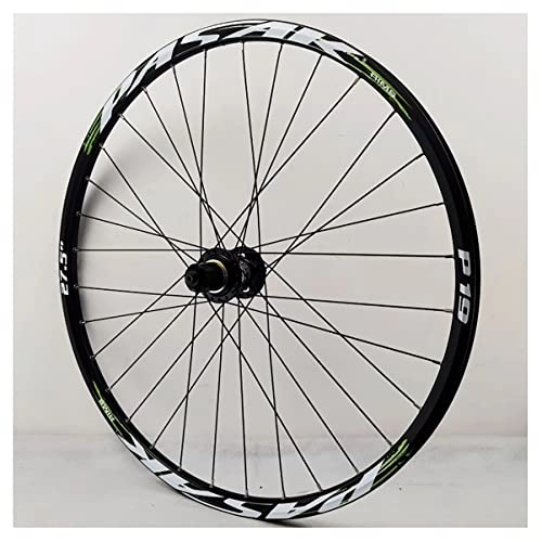 Ruote per Mountain Bike : Ruota di Bicicletta 26 27, 5 29 Pollici Ruota Posteriore per Mountain Bike Cerchio 24H Sgancio Rapido Freno A Disco per Shimano 8-12 velocità Mozzi Ruota (Color : Green, Size : 27.5'')