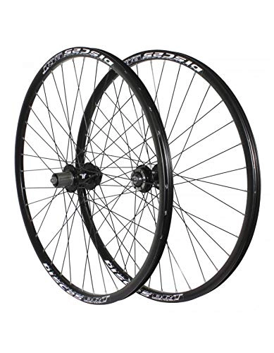 Ruote per Mountain Bike : Ruote Mountain Bike 27.5 " p2r Disco Doppio Parete Mozzo Dischi 6trous Cassetta 10-9-8v. Ray.s Nero