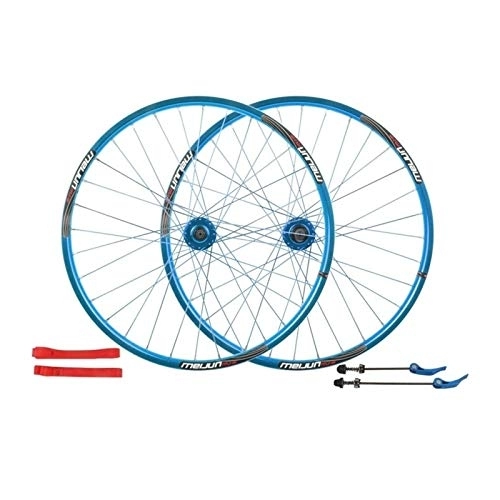 Ruote per Mountain Bike : TYXTYX Assali a sgancio rapido Accessori per Biciclette Set di Ruote per Bici da 26 Pollici, Ruote da Ciclismo Set di Ruote per Freni a Disco per Mountain Bike Cuscinetto Palin a sgancio rapido 7 / 8