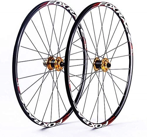 Ruote per Mountain Bike : YANGDONG-Accessori per biciclette- Bike Wheel Pnes Spoks Rim Wheelset da ciclismo, 27.5 in MTB ruota per bicicletta a doppia parete a doppia parete Disc Calibro Brake Brake Drum Drum Release a 24 fori