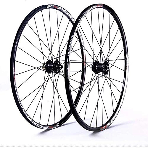Ruote per Mountain Bike : YUCHEN- Bike Wheel Pneumas Spokes Rim Mountain Bike Wheelset, 26 / 27.5in Doppia ruota anteriore della ruota posteriore della ruota posteriore della ruota posteriore MTB. RIM V-Brake Disc Freno a disc