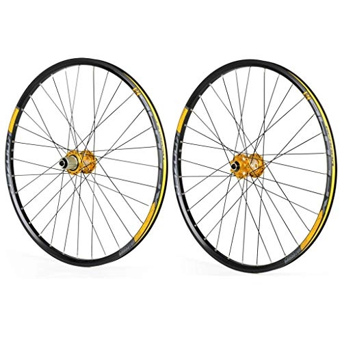 Ruote per Mountain Bike : ZNND Ruote di Bicicletta in Alluminio, 27.5 Alluminio Ruota Posteriore Cerchio Doppia Parete Disco Nero 8 / 9 / 10 / 11 velocità (Colore : A, Dimensioni : 26inch)
