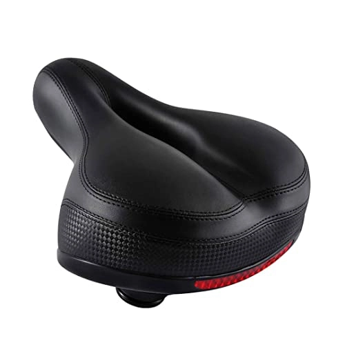 Seggiolini per mountain bike : Ampia Bici Siadia morbida imbottita imbottita traspirante Riflettente Antiurto Antiurto Bicycle Saddle, Ampia Sella per biciclette