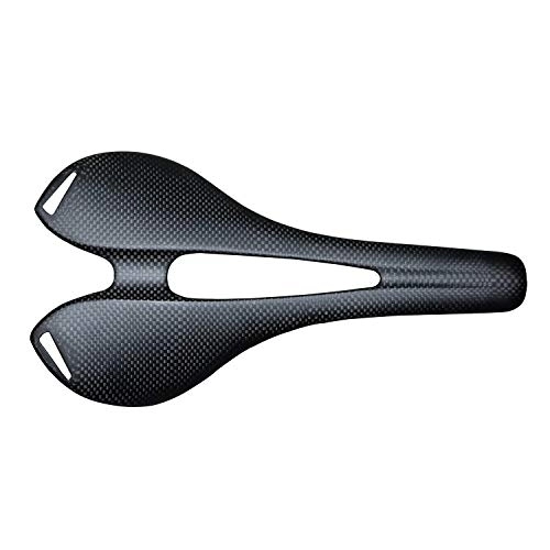 Seggiolini per mountain bike : AOZAX Sella per Bicicletta Strada a Sella per Biciclette in Fibra di Carbonio 3K MTB. Bici Carbon Saddle Seat Matte Bike Cushion 275 * 143mm Parti ciclabili Comodo e Stabile (Color : Matte)