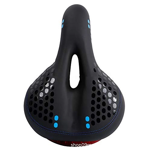 Seggiolini per mountain bike : Bicicletta Fanale Posteriore Cuscino Traspirante Sella per Bici Da Strada Sedile Gel Impermeabile Ergonomia Design Nero e Blu