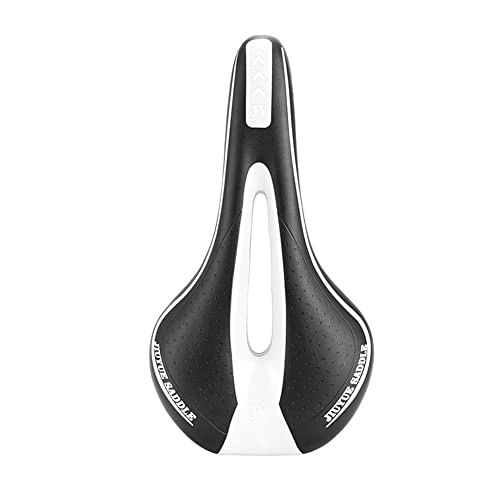 Seggiolini per mountain bike : Bicycle Saddle Seat Mountain Bike Hollow Hole Saddles Mountain Bike Cuscini per la Mountain Bike per MTB, Strada, Racing, Biciclette Pieghevoli Equitazione Attrezzature da Equitazione, Bianca