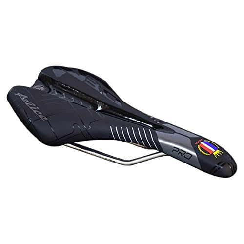 Seggiolini per mountain bike : Bike Saddle Seat Cuscini per Biciclette Confortevole Morbida Mountain Bike Selle Ciclismo Accessori per Ingranaggi per MTB, Biciclette da Strada, Black Grey