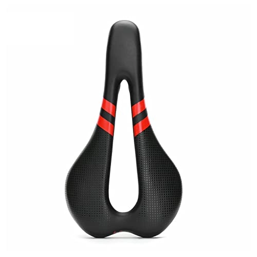 Seggiolini per mountain bike : CHENMIAOMIAO Mountain Bike Seat Cushion Road Bike Saddle Bicycle Seat Cushion Grande cavità Accessori for Biciclette Traspirante (Color : A, Size : M)