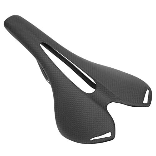 Seggiolini per mountain bike : CHICIRIS Sedile per mountain bike, facile installazione, sella per bicicletta 3K T‑800 Carbon Fiber Center Hollow per lunghi viaggi (3K opaco)