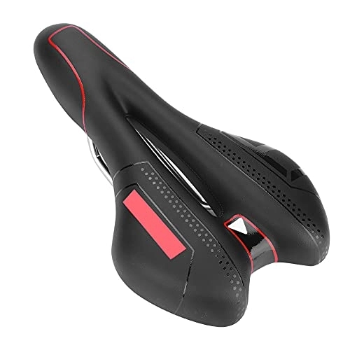 Seggiolini per mountain bike : Comodo Cuscino del Sedile squisita fattura Selle per Bici da Strada Sella da Corsa per Mountain Bike per Il Trail Riding(Rosso)