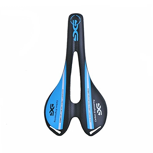 Seggiolini per mountain bike : ELITA ONE Fibra di Carbonio Sella Italia Top-Level OEM Sellini, Peso: 100-110 g.MTB / Bici da Strada Sellini Fibra di Carbonio Reggisella Selle.(Blu Matte)