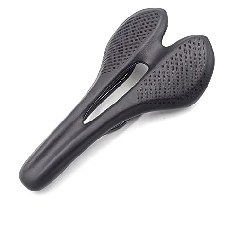 Seggiolini per mountain bike : ENJY Sella Bici Sella della Mountain Bike della Bicicletta della Fibra di Carbonio Full in Fibra di Carbonio per la Mountain Road Bike Seat Accessori per Biciclette 143mm (Color : Nero)