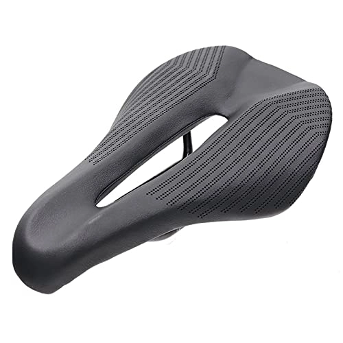 Seggiolini per mountain bike : ENJY Sella Bici Set da 1 Pezzo di Traspirante in Fibra di Carbonio Road Mountain Bike Geight Cushion Confortevole Accessori per Sella per Biciclette 235x145mm (Color : Nero)