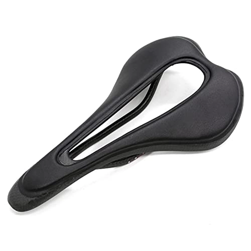 Seggiolini per mountain bike : ENJY Sella Breaspibile Design Hollow Design Sospensione Comodo Bici da Strada Cuscino Accessori Ergonomico Cuscino for Biciclette (Color : Black)