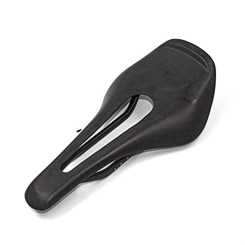 Seggiolini per mountain bike : ENJY Sella Cuscino del Sedile ad Ultra-Leggero della Sella della Mountain Bike di Carbonio 255 x 128mm (Color : Black)