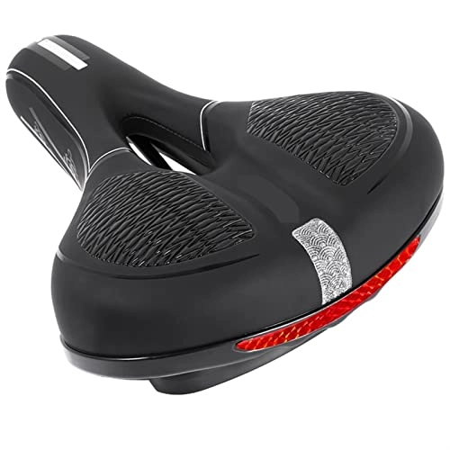 Seggiolini per mountain bike : Flcfaca. 3D Grande Morbido Bicycle Bicycle Seat Riflettente Mountain Road Bike Bike Riding Saddle Sedile Morbido e Confortevole (Color : 02)