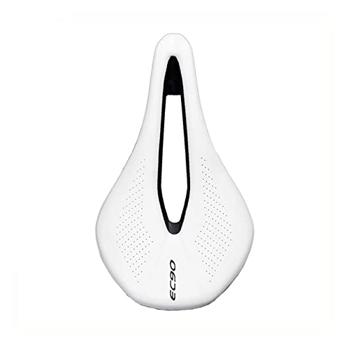 Seggiolini per mountain bike : Getno Sella della Bici Big Ass Bicycle Saddle Cycling Seat Cushion MTB Road Bike Sella Sella Soft Sponge Bicycle Saddle Saddle Cus (Color : White)