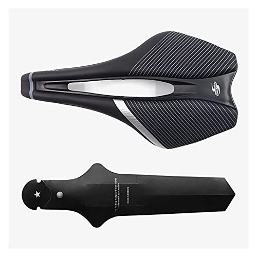 Seggiolini per mountain bike : Getno Sella della Bici Sella per Biciclette per Uomo Donna Road MTB Mountain Bike Sella Leggero Cycling SY Seat (Color : Black Silver 1)