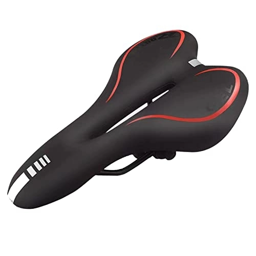 Seggiolini per mountain bike : goodluxx Seggiolino per bici da ciclismo Comodo sedile per biciclette in memory foam con zona ergonomica Sella per bici da montagna / strada Sedile per bici rosso