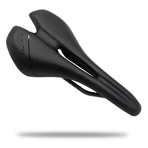 Seggiolini per mountain bike : GZSC Confortevole 2019 Sella Bici EC90 New Carbon Road Cava Full Carbon Mountain Mountain Sella / Sella / Carbon MTB Saddle + Leather (Color : Black 275x138mm)