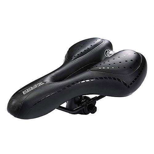 Seggiolini per mountain bike : HAPPEPP Bicycle Saddle Professional Mountain Bike Seat Silicone Filled Hollow Design Breathable Bicycle Seat Cushion