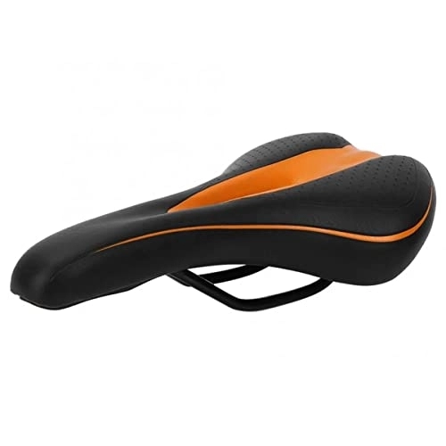 Seggiolini per mountain bike : JINPENGRAN Sella in Bicicletta, Sella in Bicicletta Cuscino Silicone Morbido Superficie in Pelle per Sedile Ciclistico Comodo Shock Che Assorbe