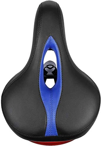 Seggiolini per mountain bike : JJJ Comfort Bike Seat Gel Mountain Bike Sella Morbido Cuscino Universale Misura Per Cyclette Strada E Mountain Bike Durevole (Colore: Blu)