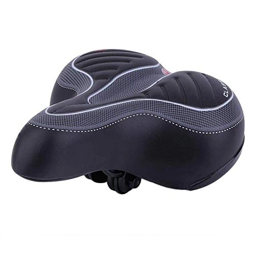 Seggiolini per mountain bike : JLKDF Seggiolino per Bicicletta, Seggiolino per Bicicletta più Confortevole Sella per Bicicletta Impermeabile in Memory Foam Comodo Ampio Bum per Bici da Bicicletta Cruiser in Gel Extra