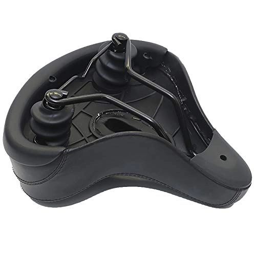 Seggiolini per mountain bike : Keliour Bike Seat generale bicicletta cuscino sedile impermeabile bicicletta elettrica sella ispessita spugna sedile attrezzature per mountain bike (colore : nero, dimensioni: 25, 5 x 9 x 23 cm)