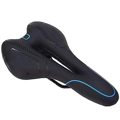 Seggiolini per mountain bike : Keliour - Sella per mountain bike, in silicone, per mountain bike, sellino in bicicletta, traspirante, per mountain bike, colore: blu, dimensioni: 27 x 16 cm