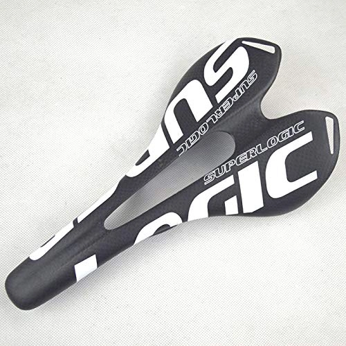 Seggiolini per mountain bike : LAKYT Sedile Bike New Full Carbon Fiber Road Bike Saddle Road Mountain Bike Saddle Seat Cushion Cushion .Sella della Bici (Color : White)