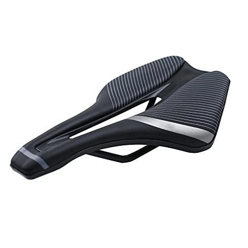 Seggiolini per mountain bike : LXCDSC Mountain Road Bike Bike Cycling Wide Seat Cushion Street / MTB Bike Saddle Saddle Carbon Saddle MTB Sella Bicycle Soft Skind Saddle, Dark Grau