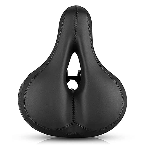 Seggiolini per mountain bike : LXCDSC Sedile Bicycle Bicycle Bicycle Saddle Seat Soft Softhered Mountain Mountain Bike Sdraiata Cuscino Cuscino Antiurto Antiurto Antiurto Bicycle Saddle, Nero