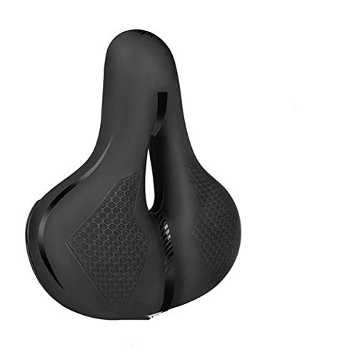 Seggiolini per mountain bike : LYJB Sella per Bici Comodo MTB Bicycle Saddle Bicycle Wide Seat Cushion con Cinturino Riflettente Ammortizzatore Assorbimento da Ciclismo Selle Sella per Bicicletta