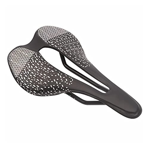 Seggiolini per mountain bike : QUQU Sedile Bici Sella per Biciclette in Fibra di Carbonio Riflettente Ultralight MTB Road Bike Saddle Cycling Racing Bike Seat Cushion Bicycle Parts (Color : Grey)