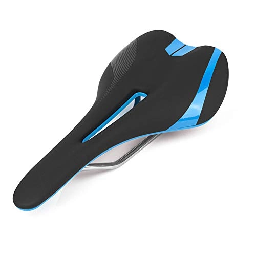 Seggiolini per mountain bike : Qxseat Sedile per Bici Comfort - Sella per Biciclette di Ricambio in Lega di Titanio più Comoda e Traspirante, Blue