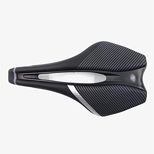 Seggiolini per mountain bike : RUIMA Sella della Bici, Sella della Bicicletta Triathlon per Gli Uomini Donne Road off-Road MTB Mountain Bike Sella Leggero Cycling Race Seat (Size : Black-Silver)