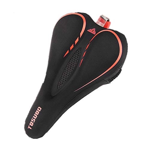 Seggiolini per mountain bike : Sedile for Bici da Ginnastica Cuscino for Sella for Bici Coprisedile for Bici Sedile for Bicicletta con fanale Posteriore for Mountain Bike Bici da Strada (Color : Red, Size : 1)