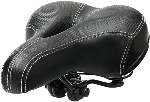 Seggiolini per mountain bike : Sedile universale comfort for bicicletta, sella for bici traspirante, sedile for bicicletta morbido e ispessito Mountain Wide Big Bum Design antiurto Cuscino for sella sportivo extra comfort Cuscino f