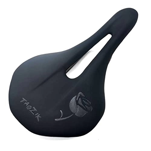 Seggiolini per mountain bike : Seggiolino per bicicletta Sella per bici da strada Selle per bici Hollow Titanio Bow Retro Ultralight Traspirante Confortevole Cuscino per sedile bici (colore: TZ 142 Nero)