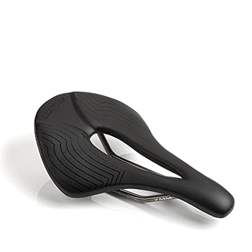 Seggiolini per mountain bike : Sella Bicicletta, Sella Bici TCarbon Fiber Human Ergonomia Ergonomia Sella Cuscino Hollow Titanium Rail Road Mtb Bike Saddle Bike