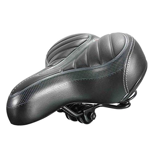 Seggiolini per mountain bike : Sella della Bici MTB. Strada PU. Base in Acciaio Spessa Soft Schiuma Larga Big Bum Bike Bicycle Cycling Gel Cruiser Extra Comfort Comfort Sportivo Soft Pad Sella Sedile Sella Racing Saddle lucar