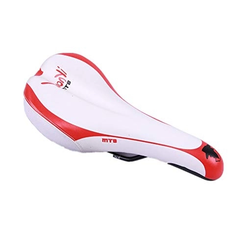 Seggiolini per mountain bike : Sella for Bicicletta Coprisella for Bici Accessori for Bici Imbottiti for Uomo Adatto for Uomo Donna Mountain Bike City Bikes (Color : Red White, Size : 1)