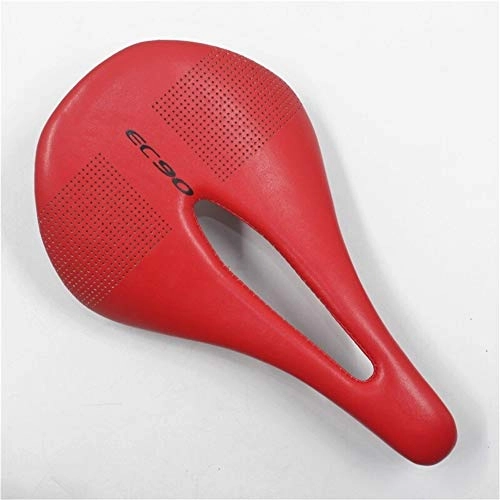 Seggiolini per mountain bike : Sella MTB 2019 Nuovi Accessori for Ciclismo Cuscino Bici da Sella for Bici da Sella for Bici da MTB in Fibra Farbon Sella Bici Comoda Morbido Donna (Color : Red)